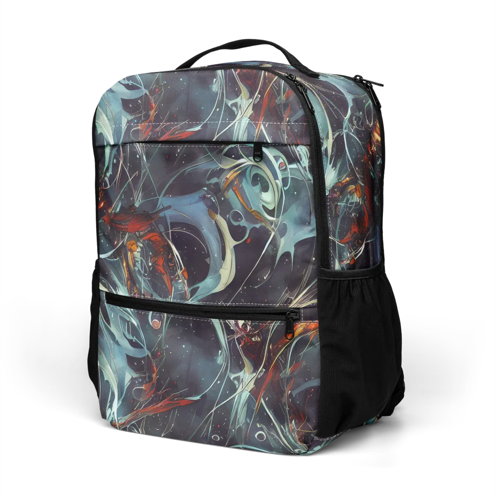 Neo-Splash Labyrinth on Utility Backpack — Left Front