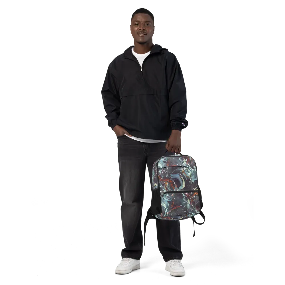 Neo-Splash Labyrinth on Utility Backpack — Front
