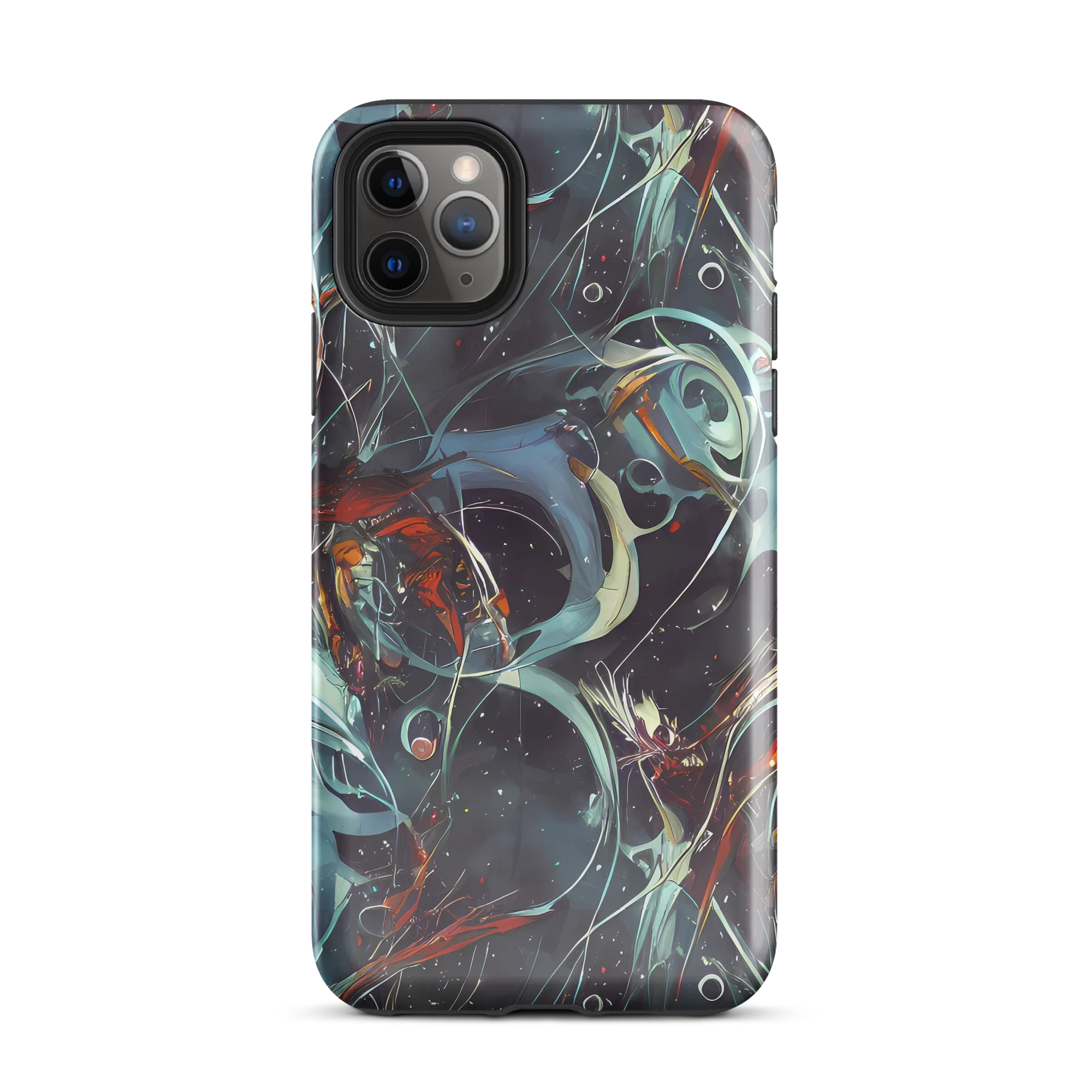 Neo-Splash Labyrinth on Tough Case for iPhone® — Front