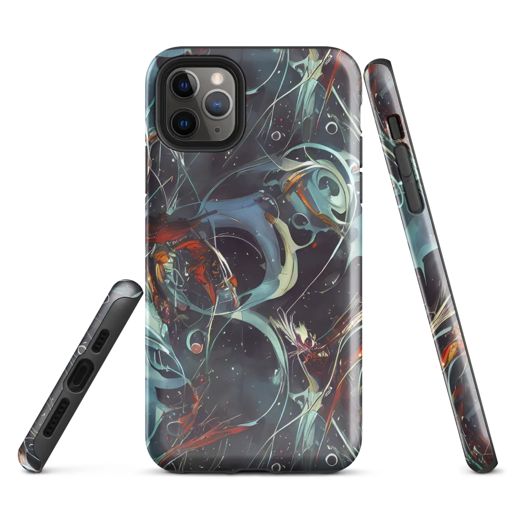 Neo-Splash Labyrinth on Tough Case for iPhone® — Front