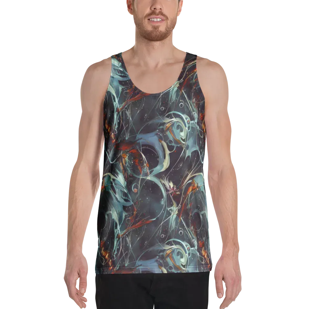 Neo-Splash Labyrinth on Men's Tank Top — Front