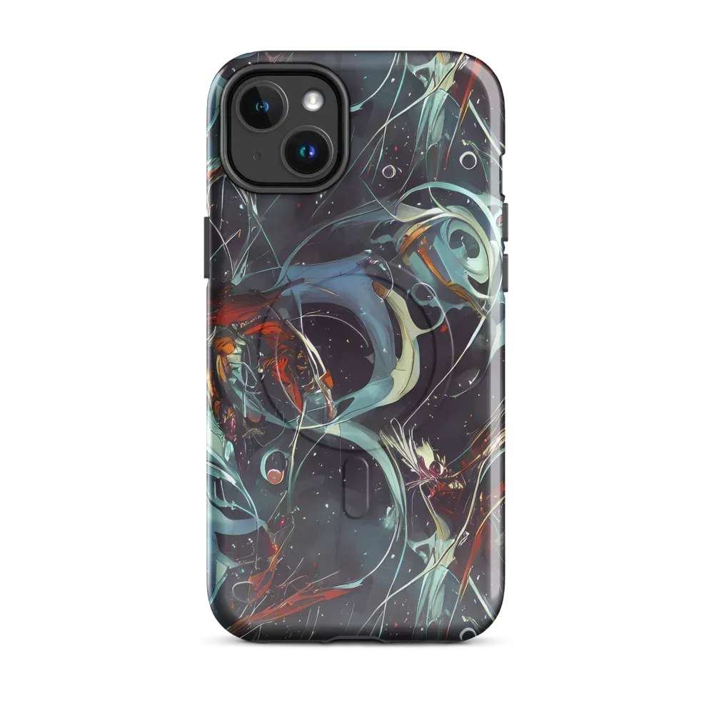 Neo-Splash Labyrinth on MagSafe Tough Case for iPhone® — Front