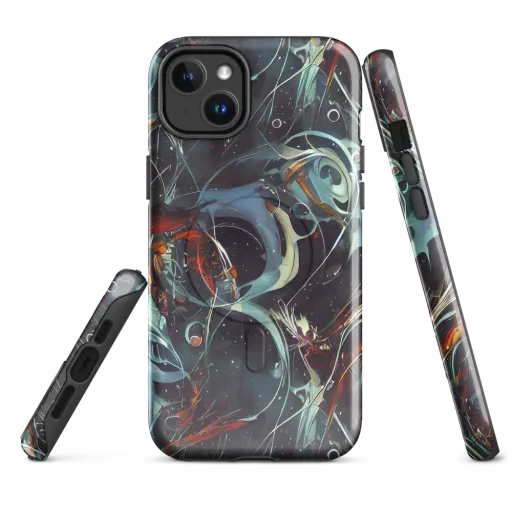 Neo-Splash Labyrinth on a MagSafe Tough Case for iPhone®