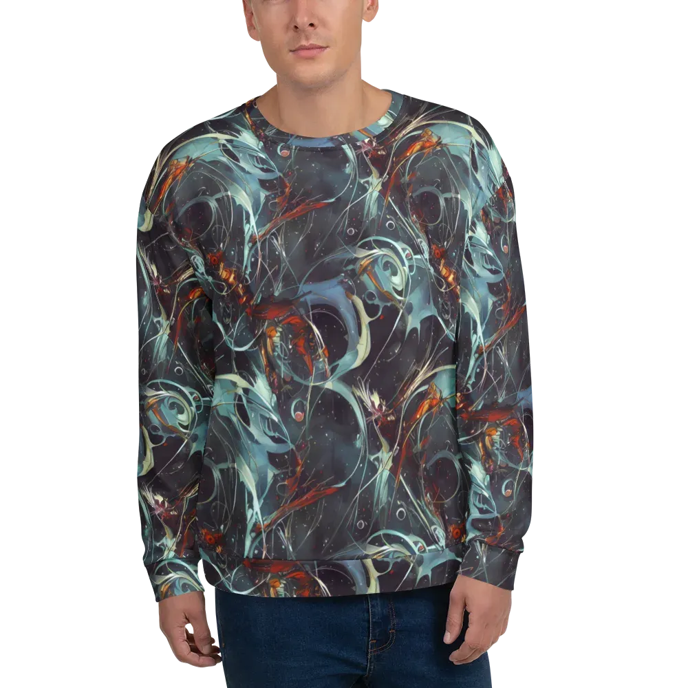 Neo-Splash Labyrinth on Sweatshirt — Front