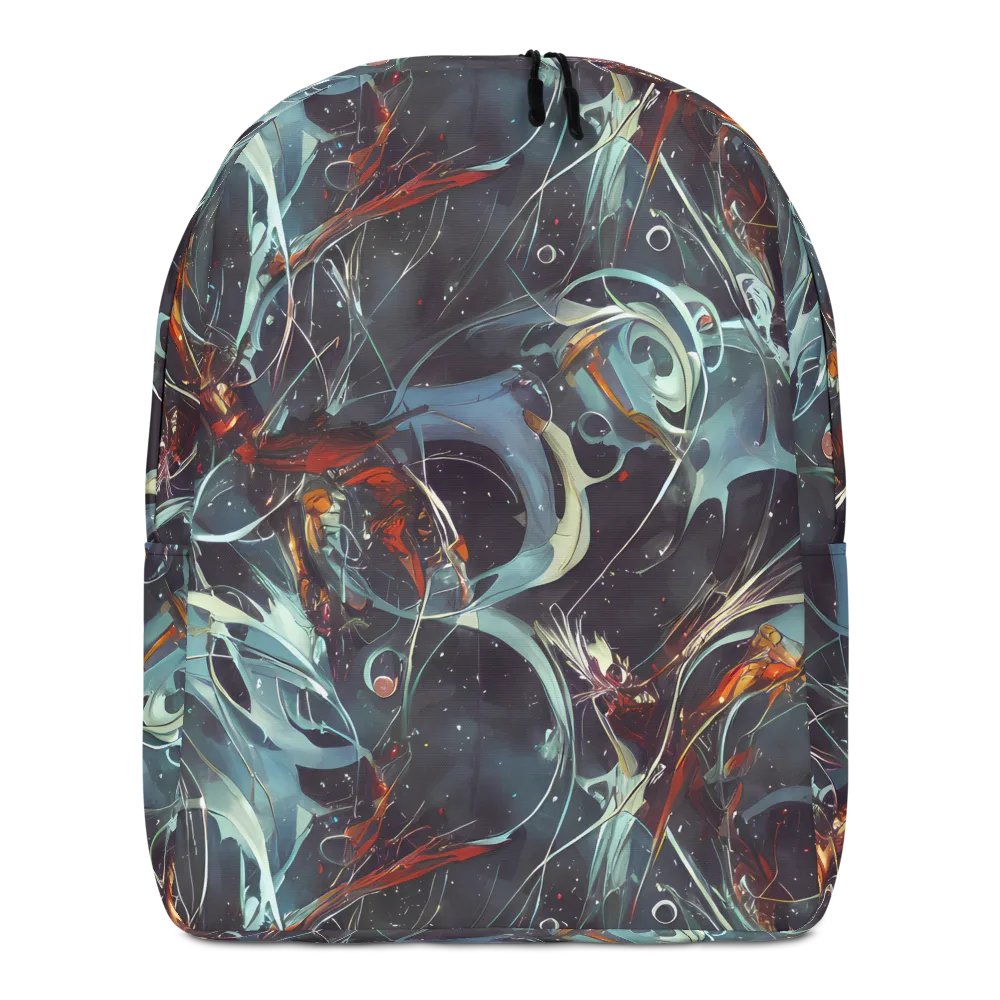 Neo-Splash Labyrinth on Minimalist Backpack — Front