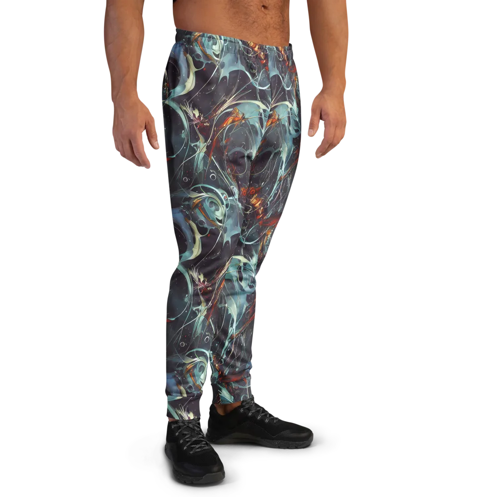 Neo-Splash Labyrinth on Men's Joggers — Right