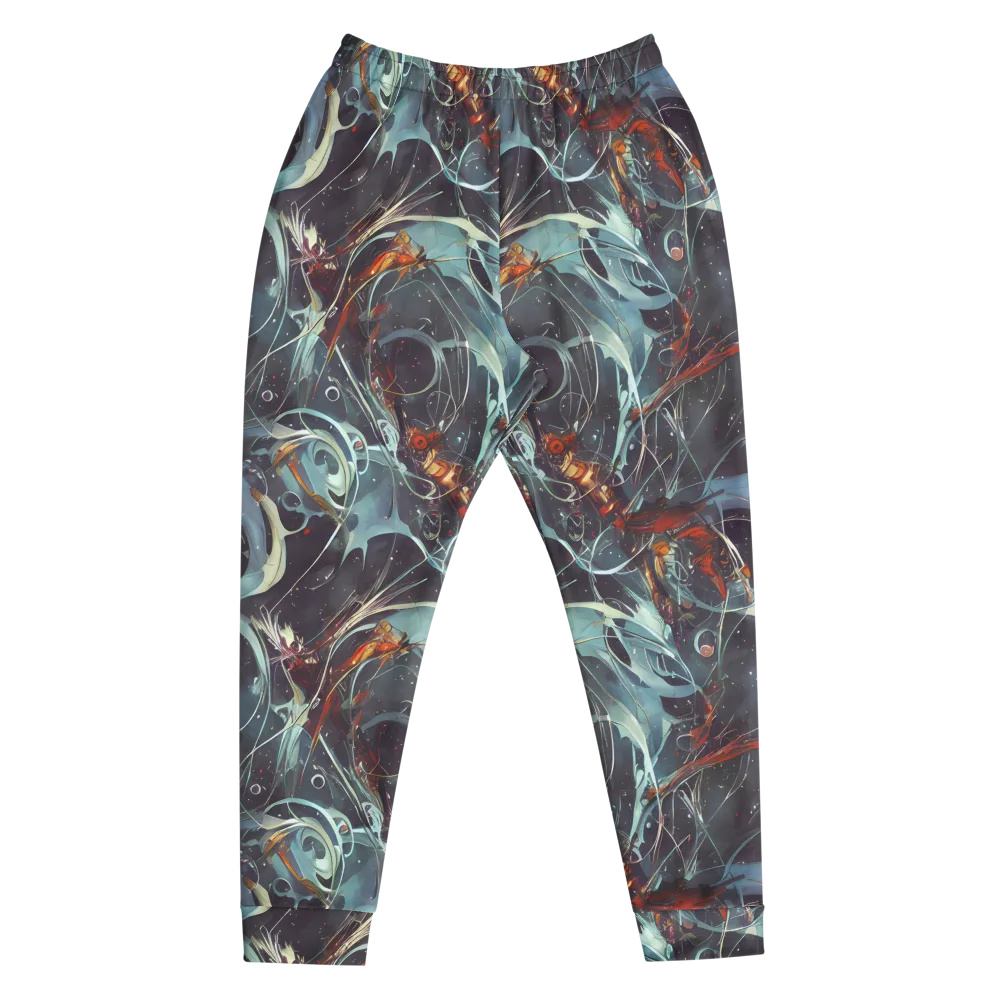 Neo-Splash Labyrinth on Men's Joggers — Front