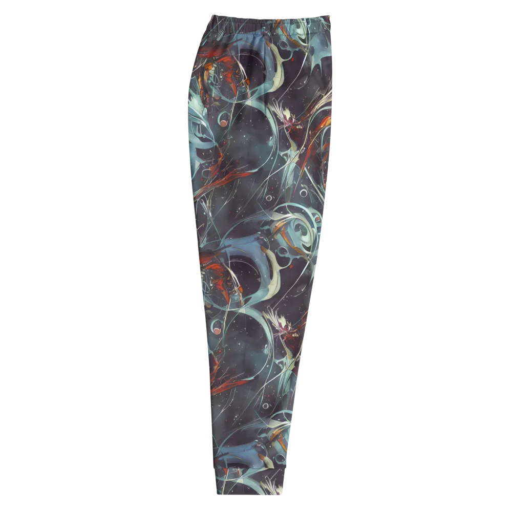 Neo-Splash Labyrinth on Men's Joggers — Right