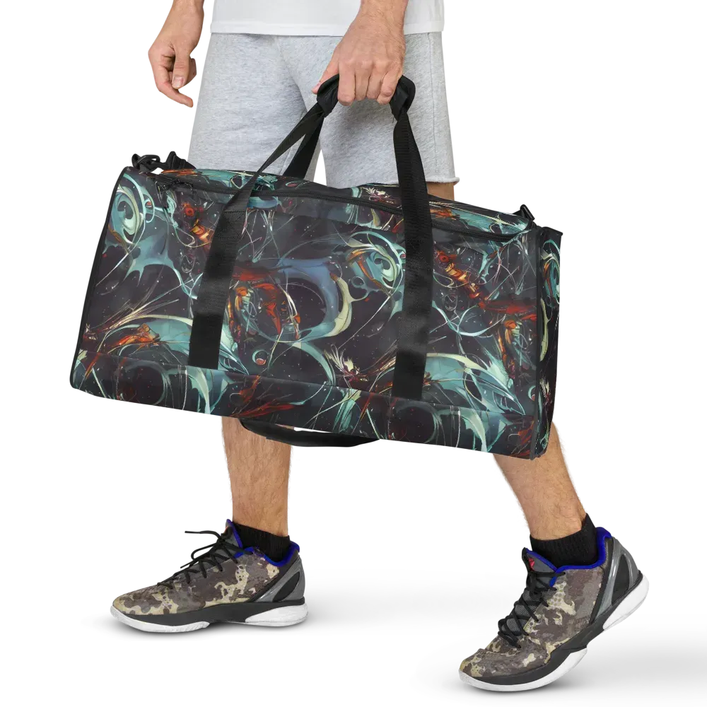 Neo-Splash Labyrinth on Duffle Bag — Front