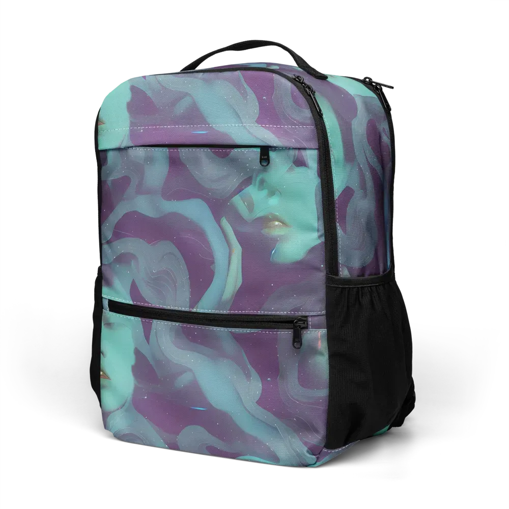 Ethereal Dreamscape on Utility Backpack — Left Front