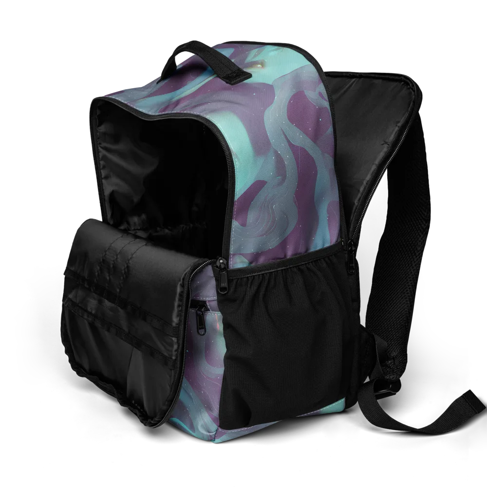 Ethereal Dreamscape on Utility Backpack — Product details 2
