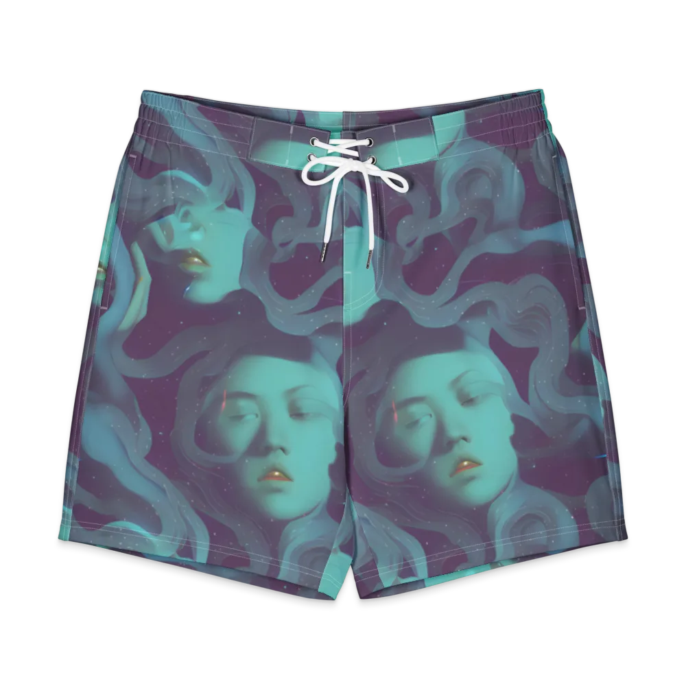Ethereal Dreamscape on Men's Board Shorts — Front