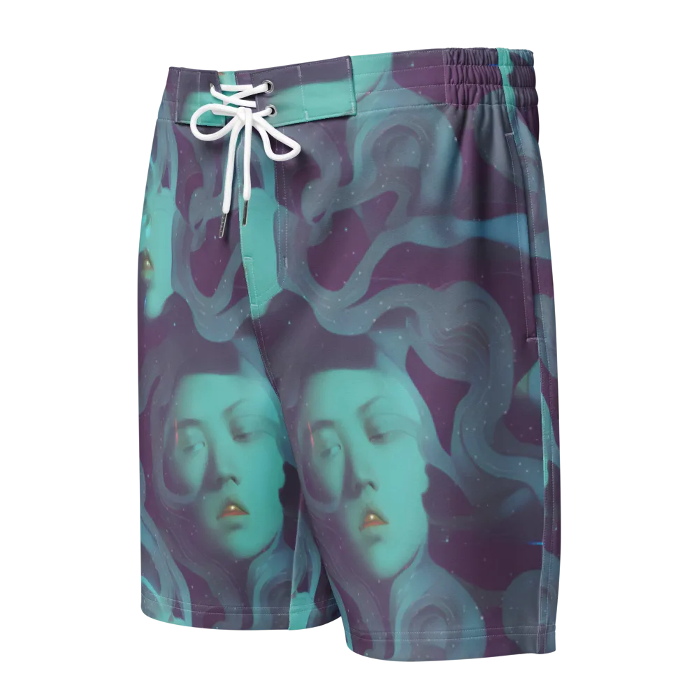 Ethereal Dreamscape on Men's Board Shorts — Front