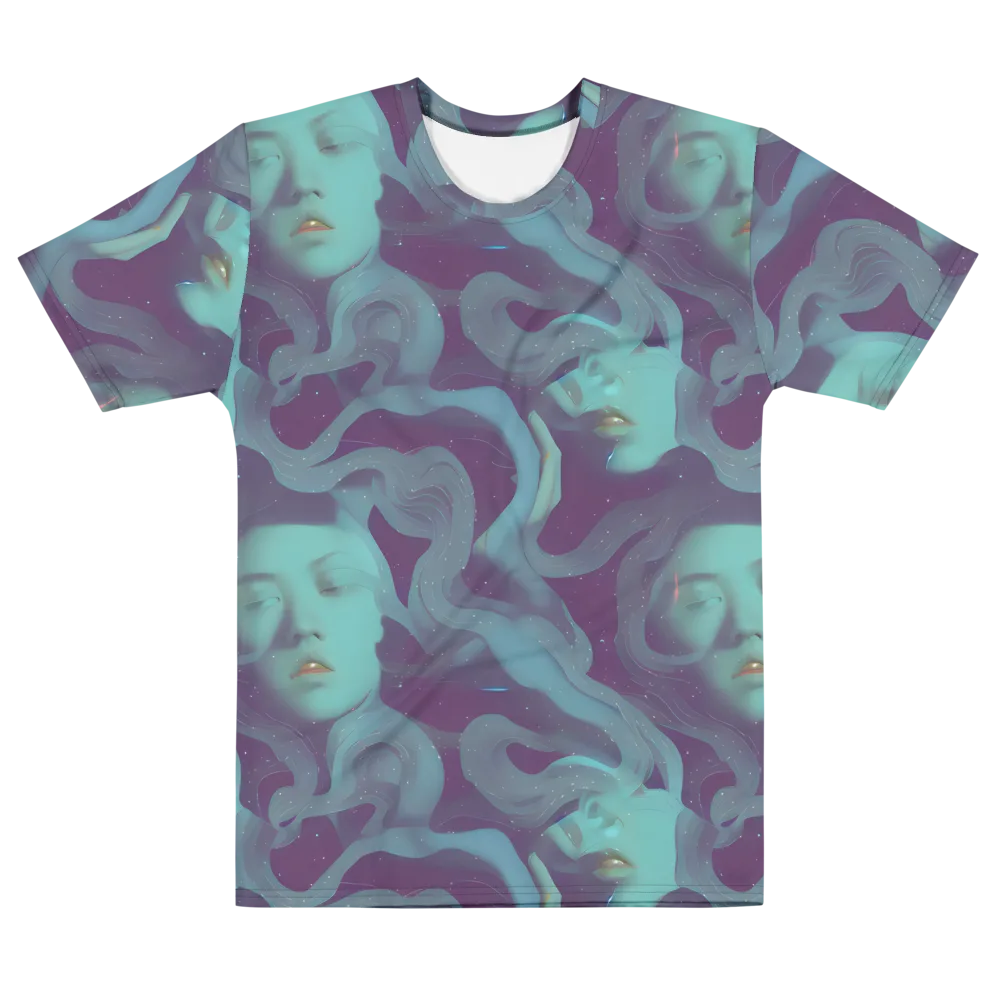 Ethereal Dreamscape on Men's Cotton Crew Neck T-Shirt — Front