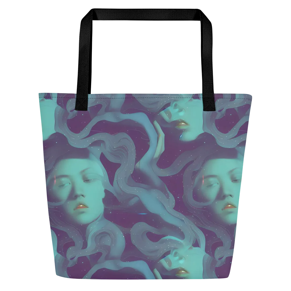 Ethereal Dreamscape on Large Tote Bag W/ Pocket — Front