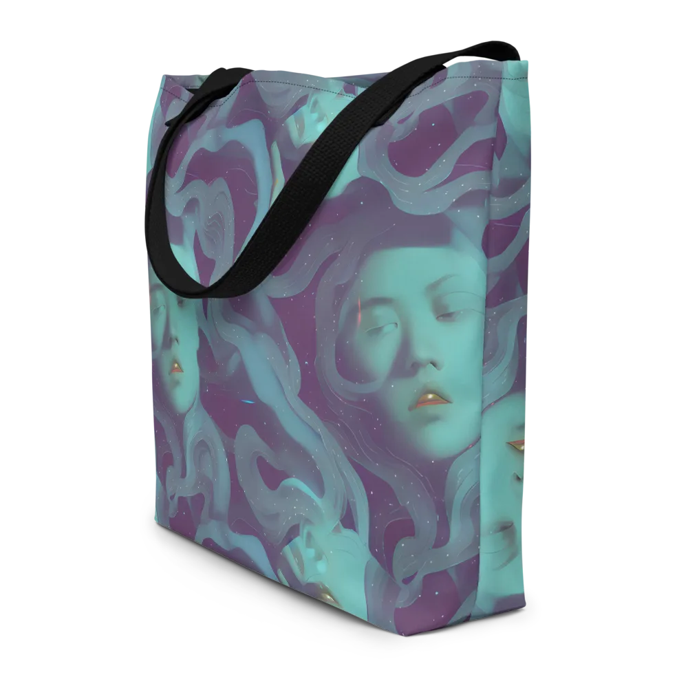 Ethereal Dreamscape on Large Tote Bag W/ Pocket — Front