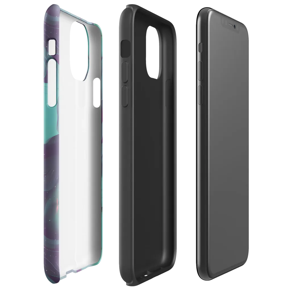 Ethereal Dreamscape on Tough Case for iPhone® — Right