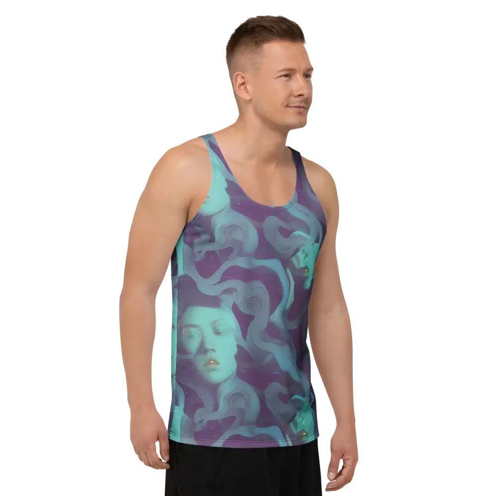 Ethereal Dreamscape on Men's Tank Top — Right Front