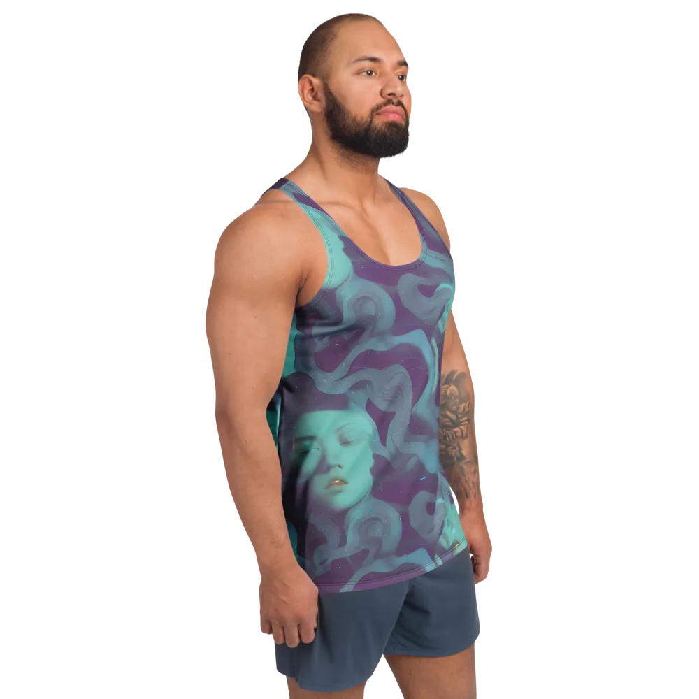 Ethereal Dreamscape on Men's Tank Top — Right Front