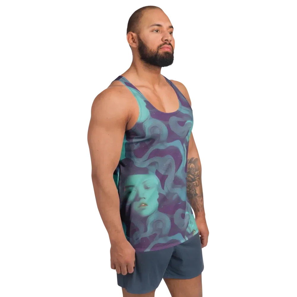 Ethereal Dreamscape on Men's Tank Top — Right Front