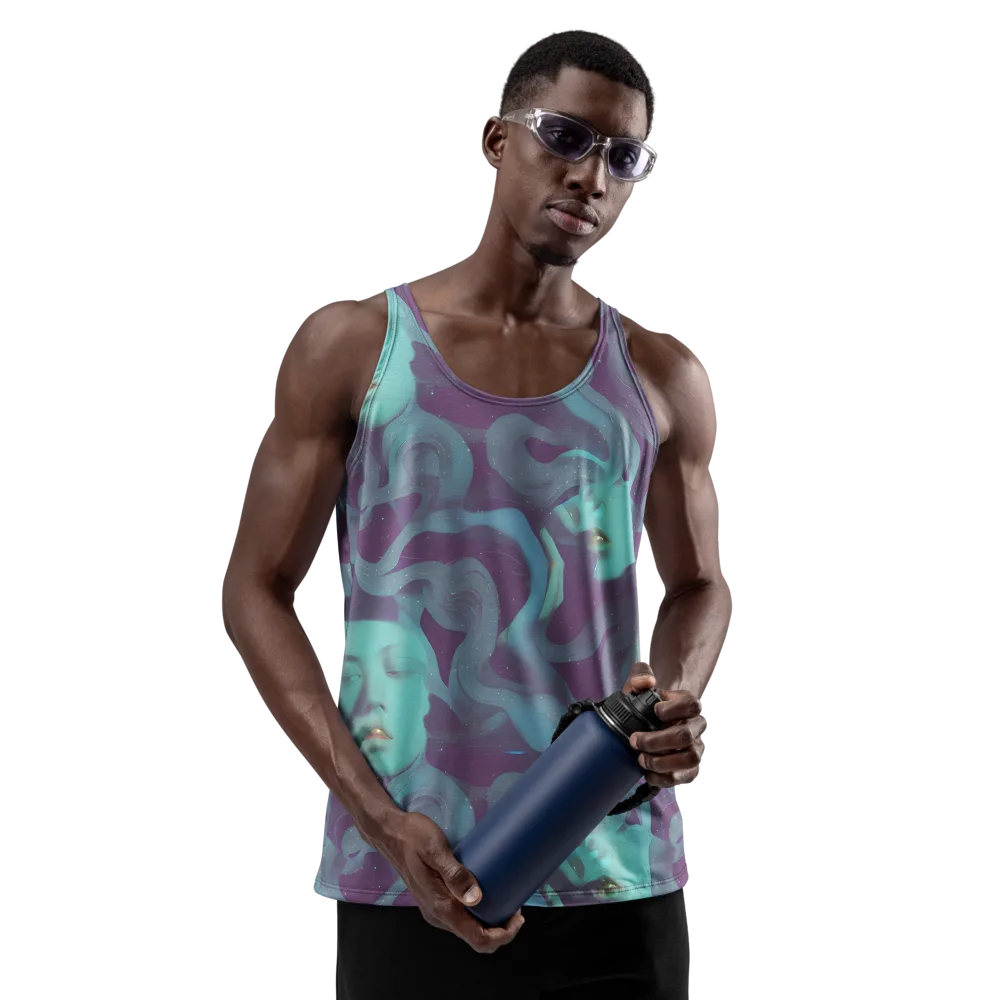 Ethereal Dreamscape on Men's Tank Top — Front