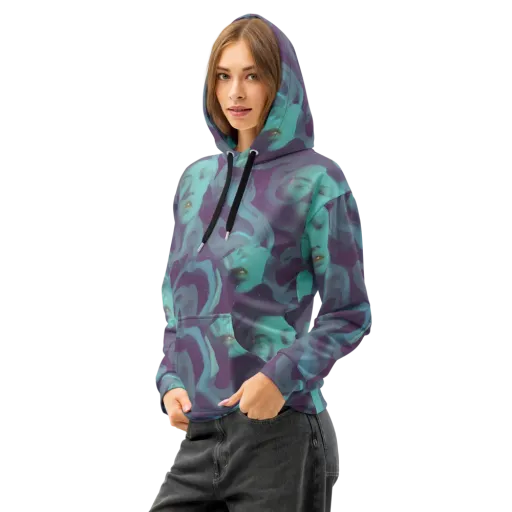 Ethereal Dreamscape on a Cotton Hoodie