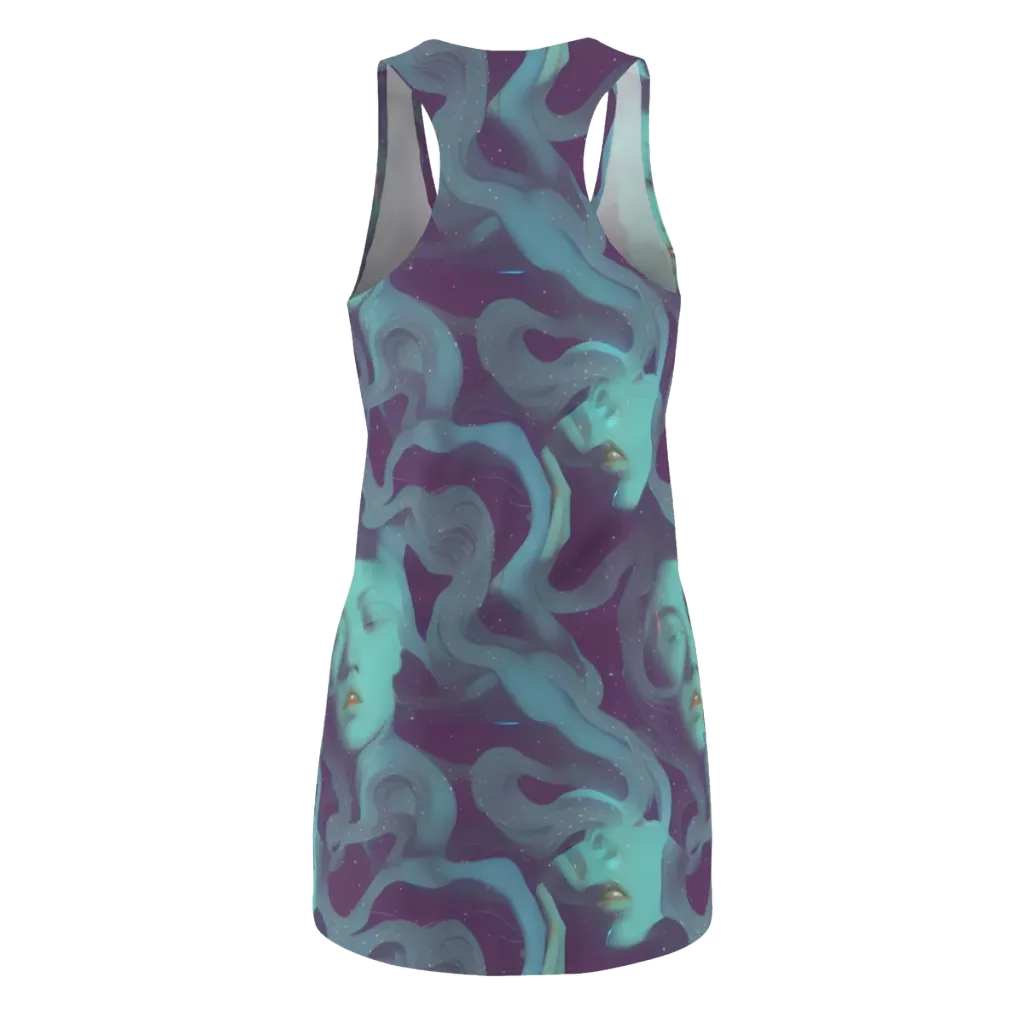 Ethereal Dreamscape on Racerback Dress — Back