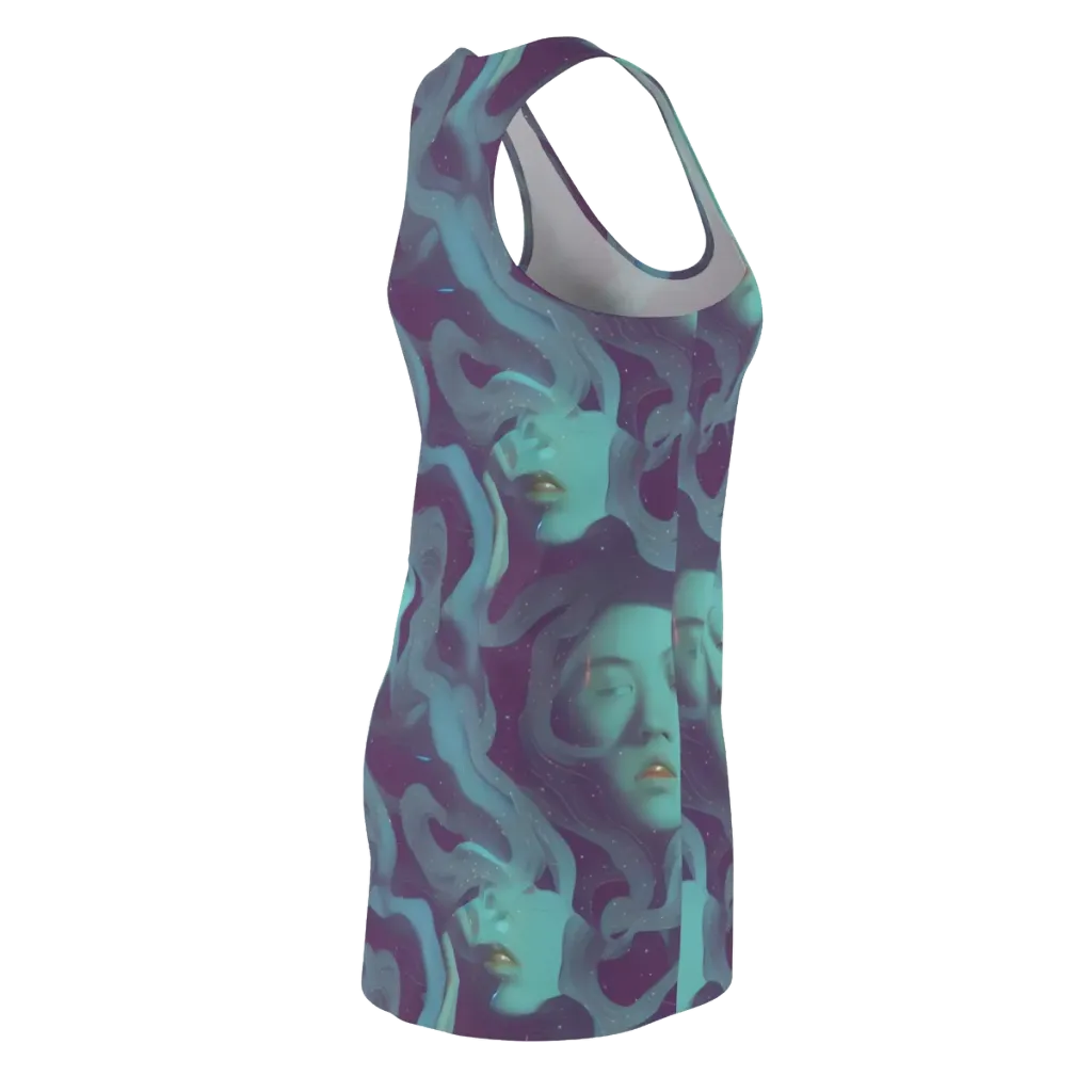 Ethereal Dreamscape on Racerback Dress — Back Side