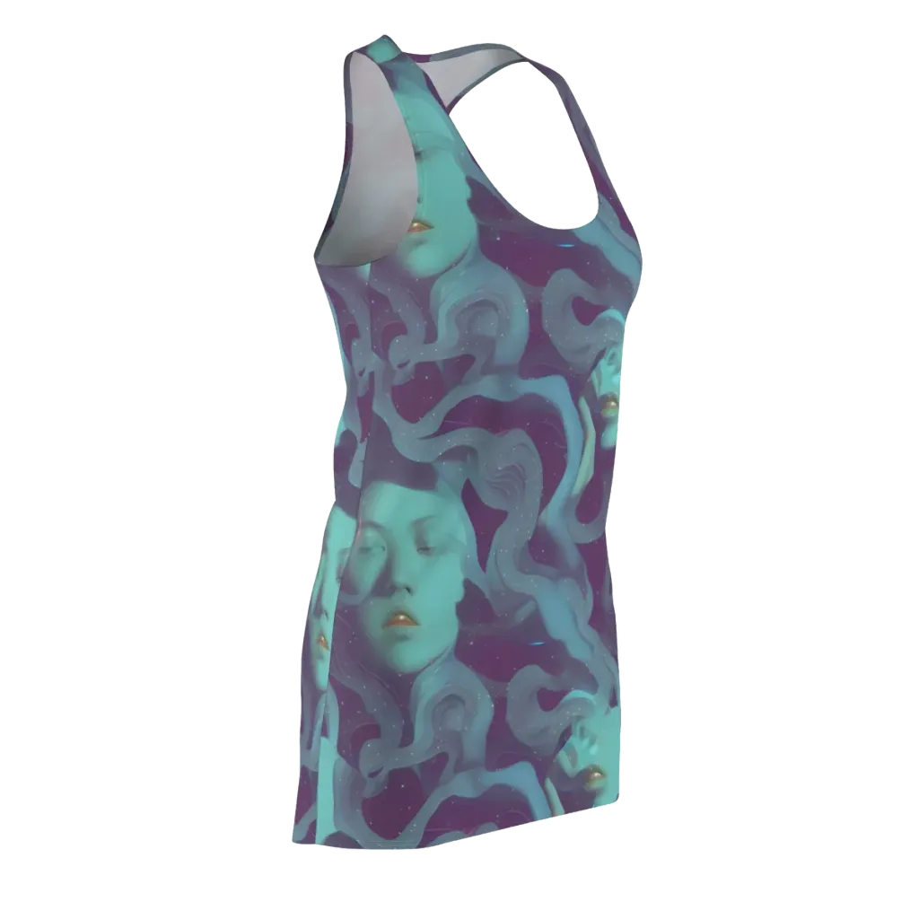 Ethereal Dreamscape on Racerback Dress — Front Side