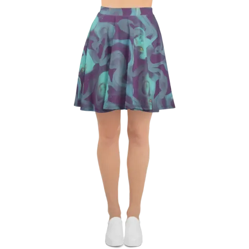 Ethereal Dreamscape on a Skater Skirt