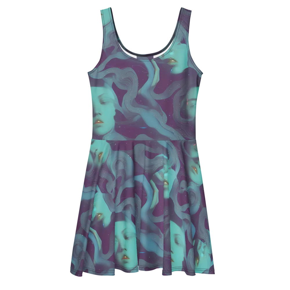 Ethereal Dreamscape on Skater Dress — Front