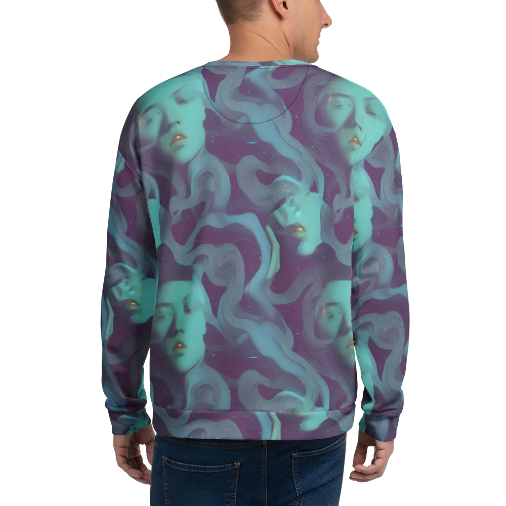 Ethereal Dreamscape on Sweatshirt — Back