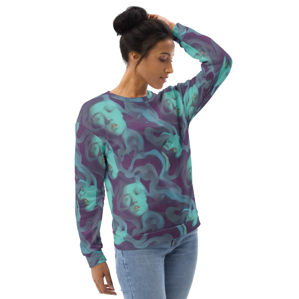 Ethereal Dreamscape on Sweatshirt — Right Front