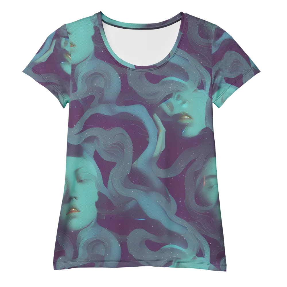 Ethereal Dreamscape on Women's Athletic T-Shirt — Front