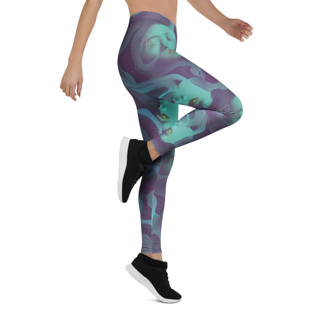 Ethereal Dreamscape on Leggings — Right