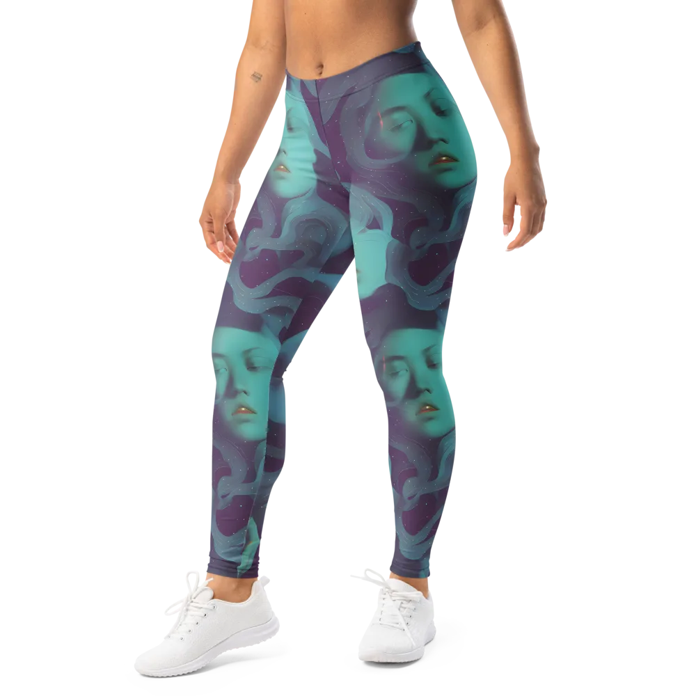 Ethereal Dreamscape on Leggings — Left Front