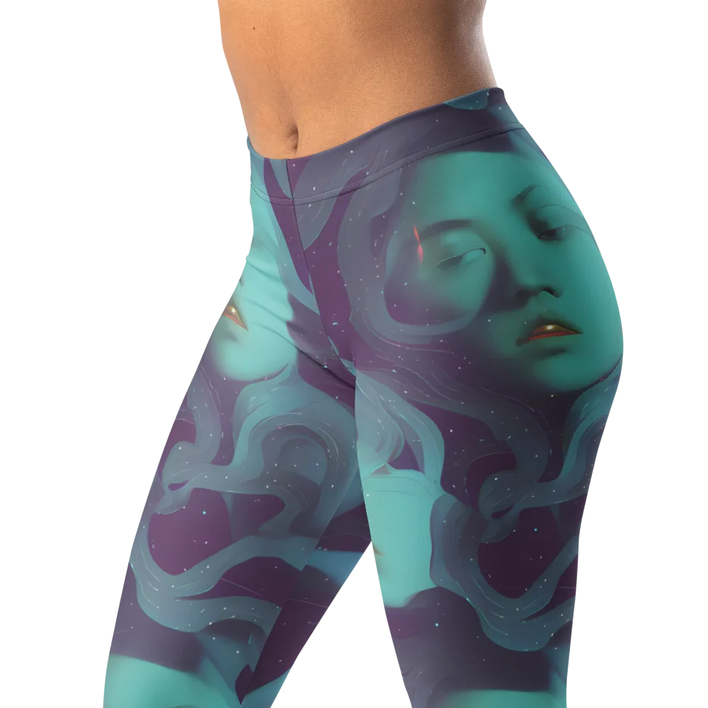 Ethereal Dreamscape on Leggings — Left Front