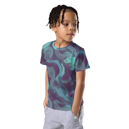 Ethereal Dreamscape on a Kids Crew Neck T-Shirt