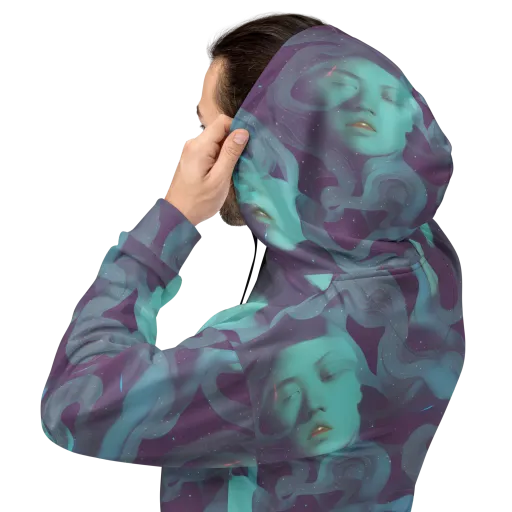 Ethereal Dreamscape on a Hoodie