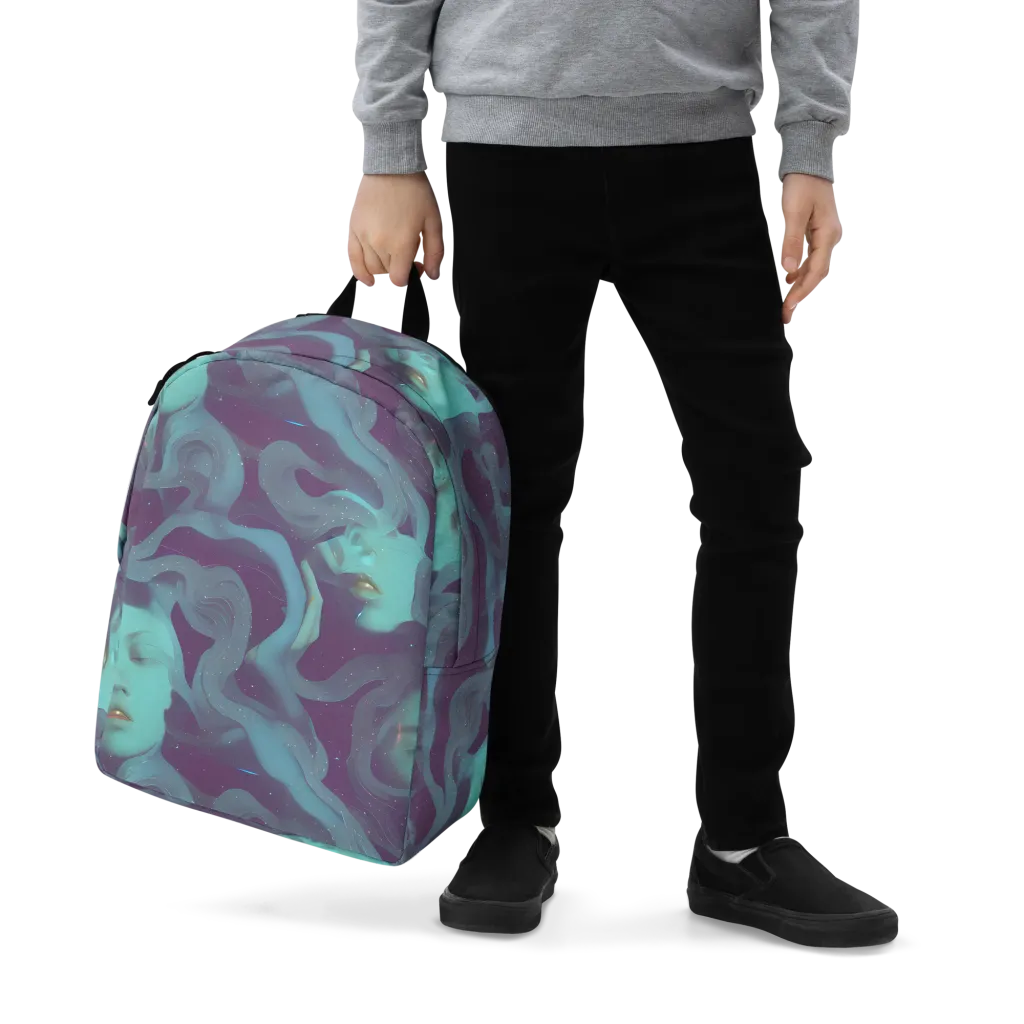 Ethereal Dreamscape on Minimalist Backpack — Zoomed-in