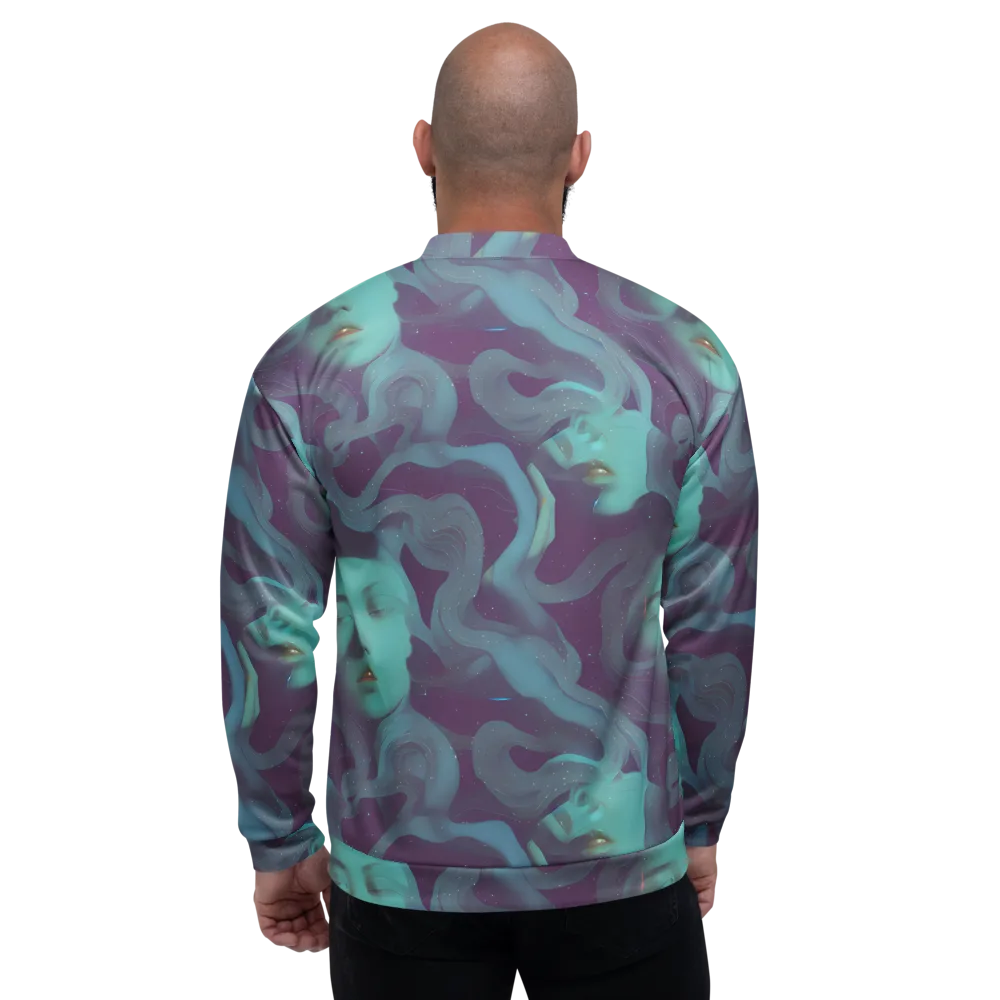 Ethereal Dreamscape on Bomber Jacket — Back
