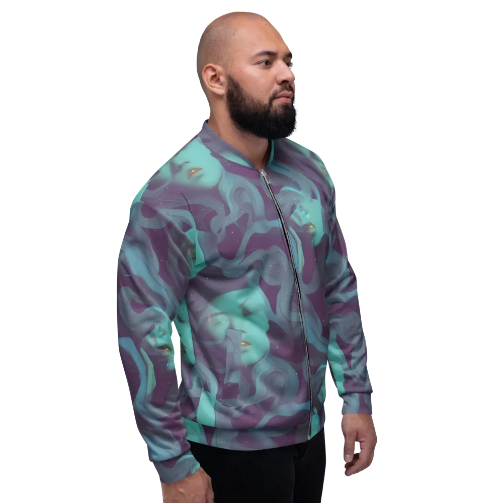 Ethereal Dreamscape on Bomber Jacket — Right