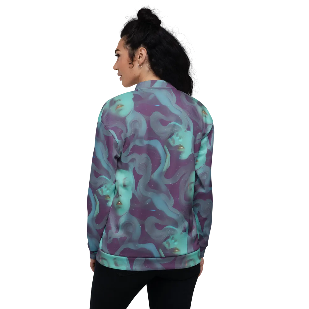 Ethereal Dreamscape on Bomber Jacket — Back