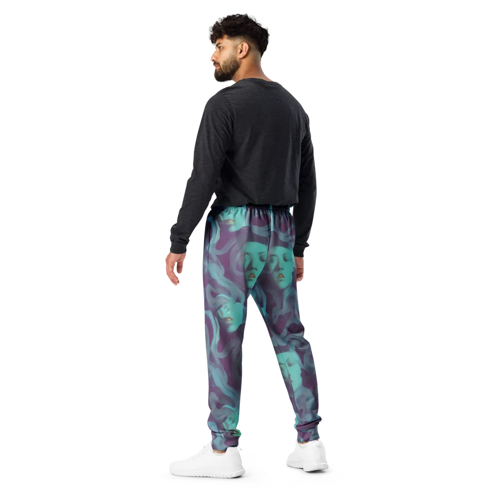 Ethereal Dreamscape on Men's Joggers — Back