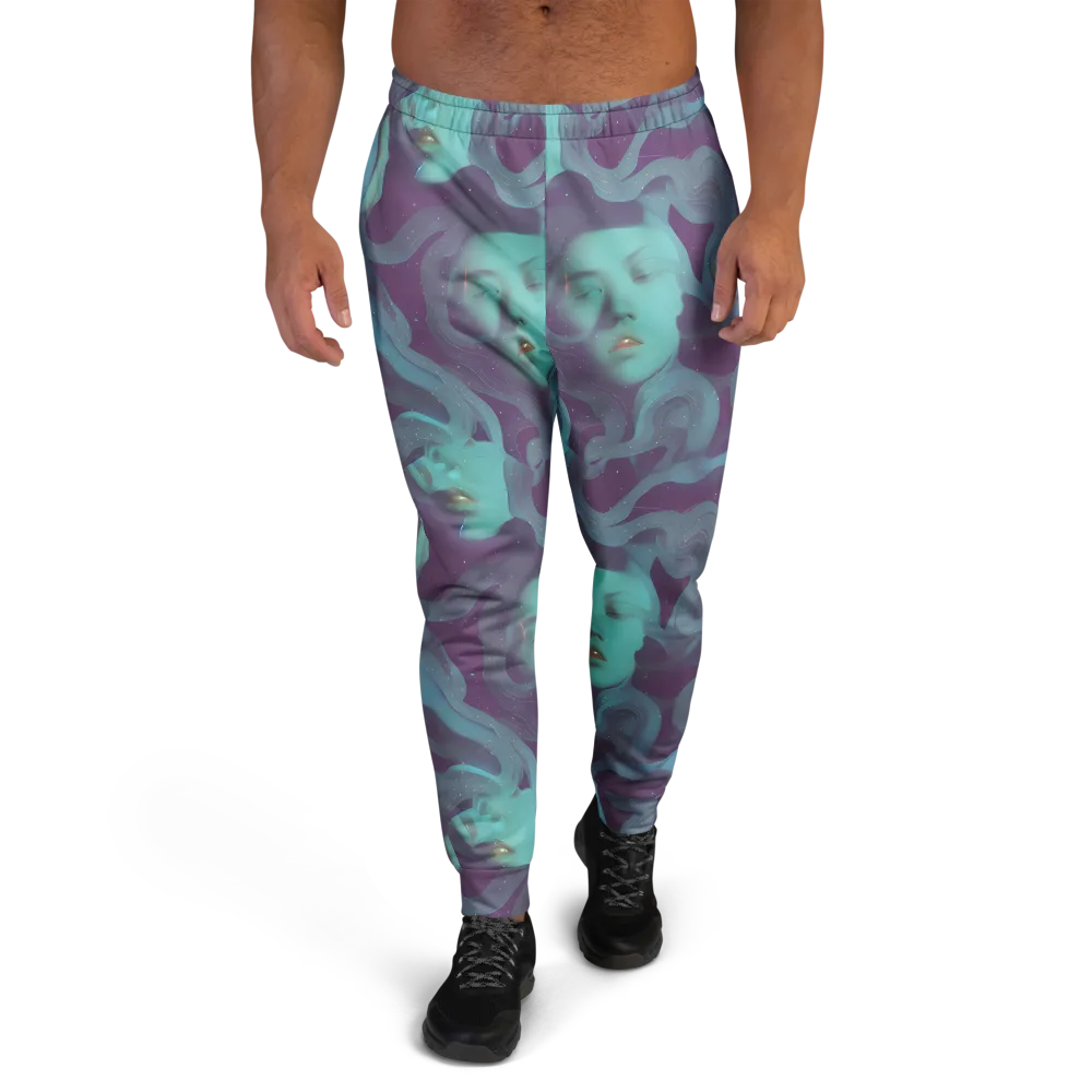 Ethereal Dreamscape on Men's Joggers — Front