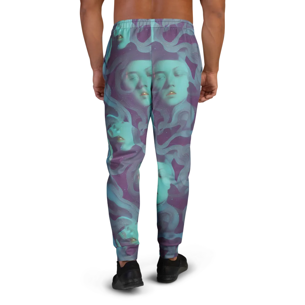 Ethereal Dreamscape on Men's Joggers — Back