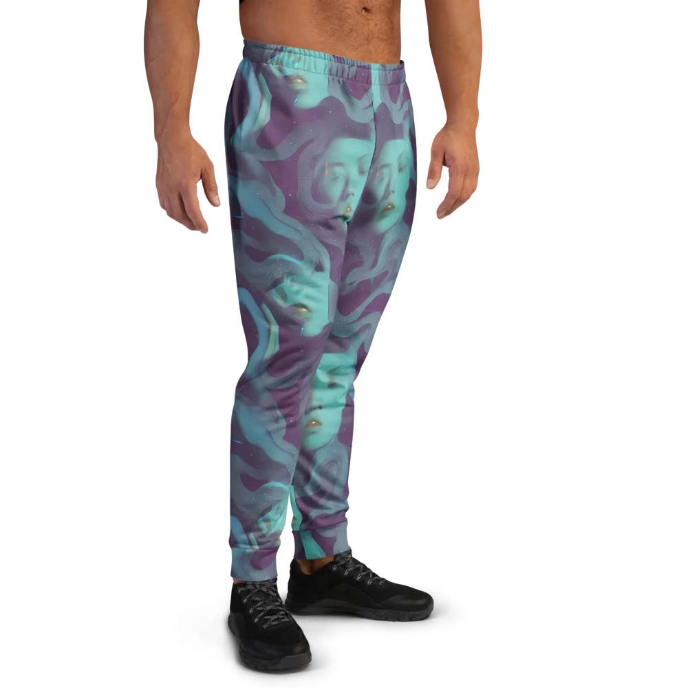 Ethereal Dreamscape on Men's Joggers — Right