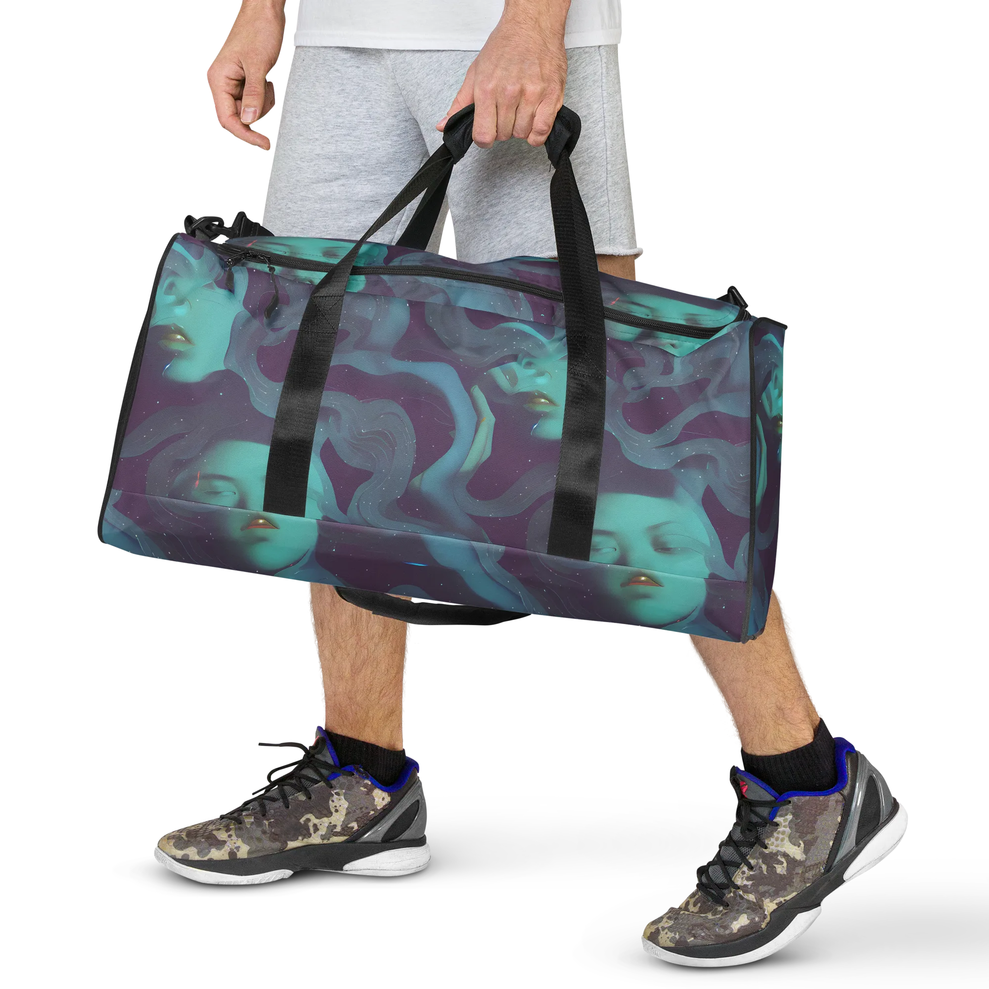 Ethereal Dreamscape on Duffle Bag — Front