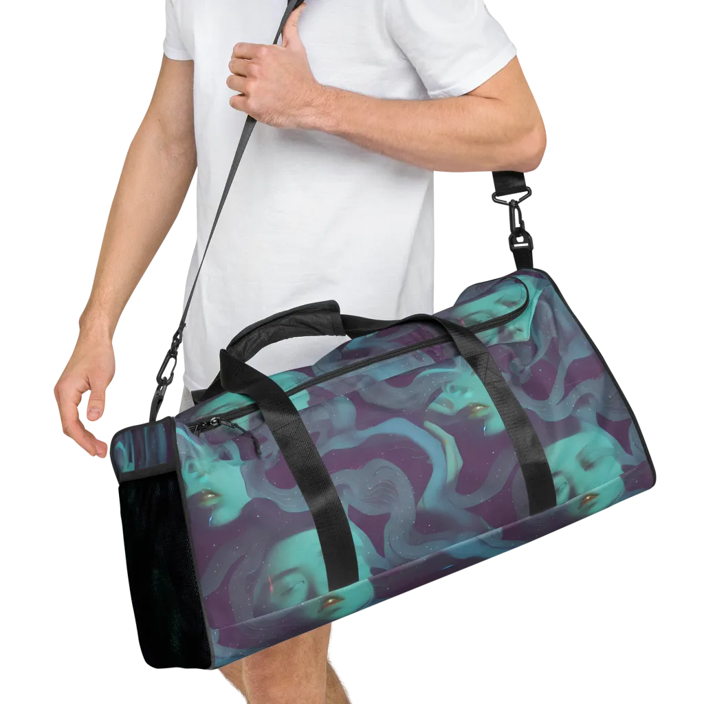 Ethereal Dreamscape on Duffle Bag — Right Front