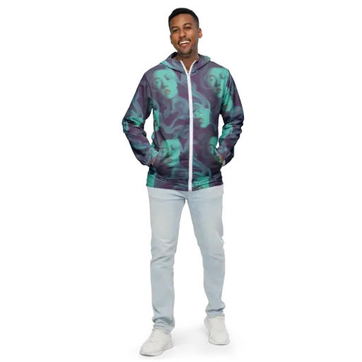 Ethereal Dreamscape on a Men's Windbreaker